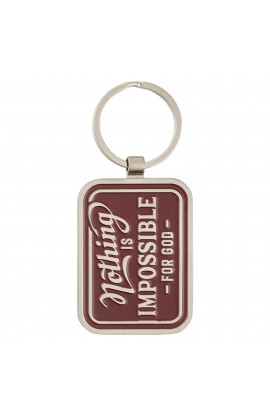 Keychain Nothing is Impossible Lk 1:37