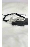 SC0096 - HE WILL NEVER LEAVE ME BRAIDED BRACELET - - 1 