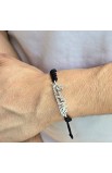 SC0096 - HE WILL NEVER LEAVE ME BRAIDED BRACELET - - 1 