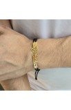 SC0099 - FAITH MOVES MOUNTAINS GOLD PLATED BRAIDED BRACELET - - 1 