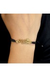 SC0103 - MY PEACE ARABIC GOLD PLATED BRAIDED BRACELET - - 1 