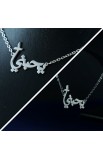 SC0020 - HE LOVES ME STAINLESS STEEL NECKLACE ARABIC يحبني - - 4 