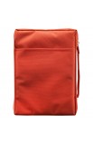 BBM140 - Red Fish Applique Poly Canvas Bible Cover (Medium) - - 2 