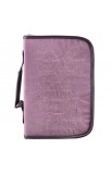 BBM287 - "Serenity Prayer" Suede Look Bible Cover in Purple (Medium) - - 5 