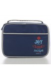 BBL542 - Navy Blue "Joy" Retro Blessings Bible Cover (Large) - - 2 