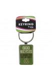 KEP020 - "God Recycles" Metal Keyring - - 1 