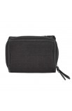 WT097 - Black Linen Look Wallet w/"Blessed" Badge - - 2 