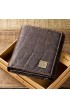 WT083 - Wallet Leather Brown Crosses Badge - - 1 