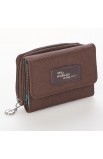 WT038 - Brown/Teal Microfiber Wallet 1 Cor 13:4 - - 4 