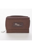 WT038 - Brown/Teal Microfiber Wallet 1 Cor 13:4 - - 5 