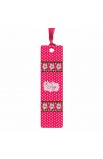 TBM077 - "Joy" (Pink) Sarah J Bookmark w/ Ribbon - - 1 