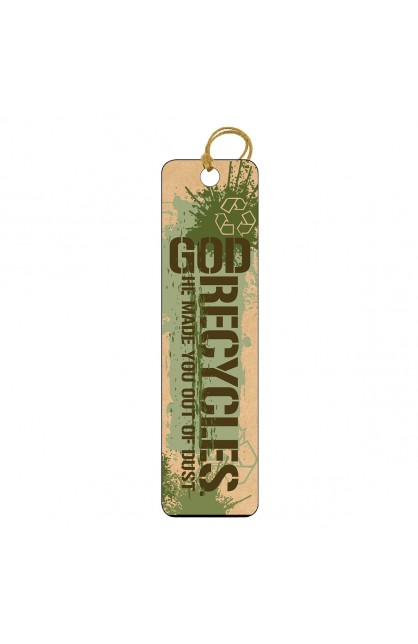 TBM060 - God Recycles Tassle Bookmark - - 1 