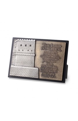 LCP20769 - STRONG FORTRESS SMALL SCULPTURE PLAQUE - - 1 