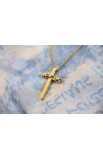 SC0073 - JESUS CROSS NECKLACE GOLD PLATED - - 2 