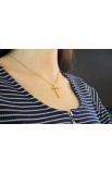 SC0073 - JESUS CROSS NECKLACE GOLD PLATED - - 4 