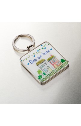 KEP049 - Keyring Epoxy Bless Home Josh 24:15 - - 1 