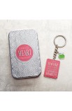 KMO052 - Keyring/Tin Teacher Pink 1 Cor 16:14 - - 3 