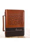 BBM550 - The Lord's Prayer Two Tone Bible Cover Medium - - 4 