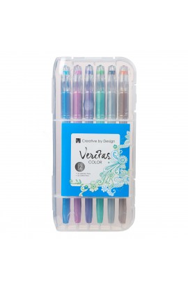 PEN275 - Gel Pen Set 12pc Metallic/Glitter - - 1 