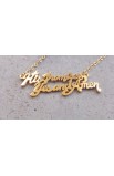 SC0111 - HIS PROMISES NECKLACE GOLD PLATED - - 3 