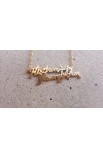 SC0111 - HIS PROMISES NECKLACE GOLD PLATED - - 4 