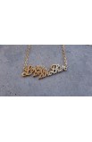 SC0113 - LOVE ONE ANOTHER NECKLACE GOLD PLATED - - 3 