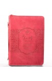 BBM561 - Pink "Faith" Bible Cover (Medium) - - 5 