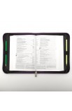 BBM566 - Purple "Trust" Bible Cover (Medium) - - 7 