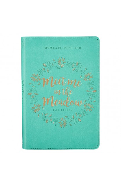 GB122 - Gift Book Faux Leather Meet Me in the Meadow - - 1 